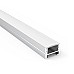 Metal mounting clips for mini surface mounted LED profiles