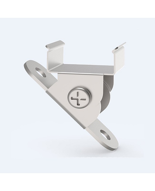 Adjustable brackets for slim magnet installation LED profiles