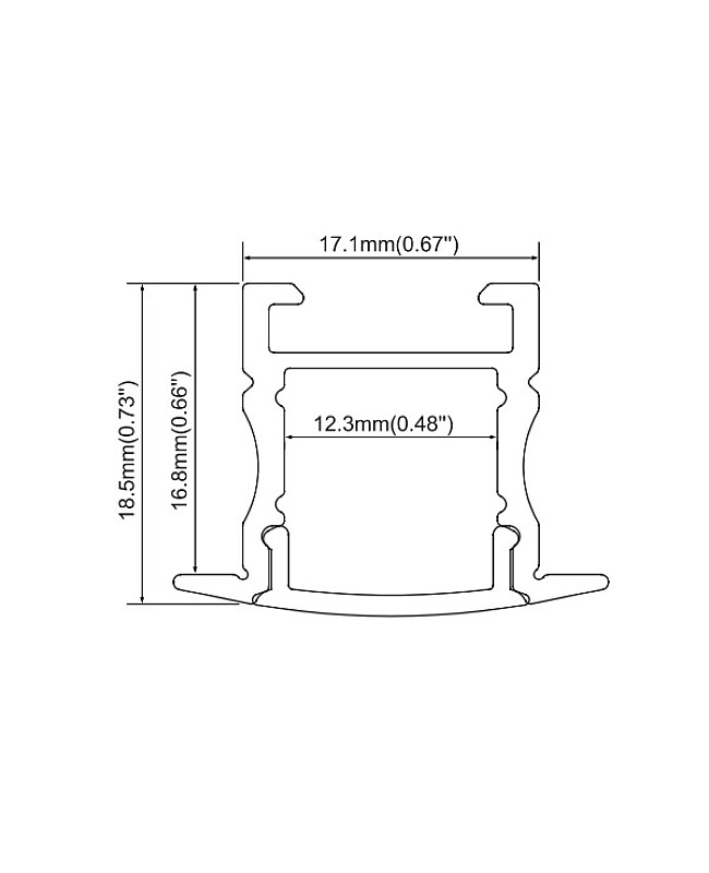 Aluminum LED Track