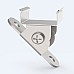 Adjustable brackets for surface mounted LED light fixture