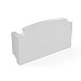 Drywall embedded LED profile end caps