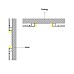 The installation methods of up down plaster-in LED channels and diffusers