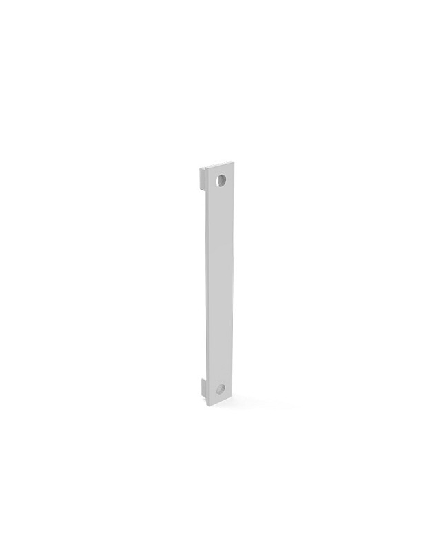 End caps with wire holes for architectural plaster-in LED channels