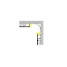 Recessed LED channel for drywall cove lighting