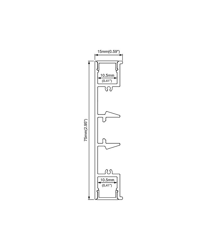 slim wall light profiles