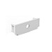 The end caps with wire holes for recessed plaster-in LED channel with 20m cover