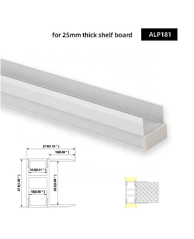 led strip light housing