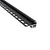 Stair nosing lighting LED channels installed on passageways