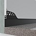 Trimless LED channel for lighted skirting boards