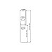 The dimension of skirting lighting LED profiles