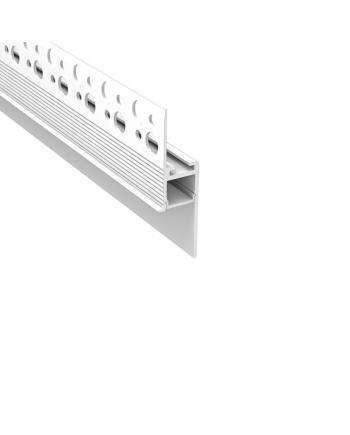 Aluminum Wall Skirting Profiles For 12.5mm Drywall
