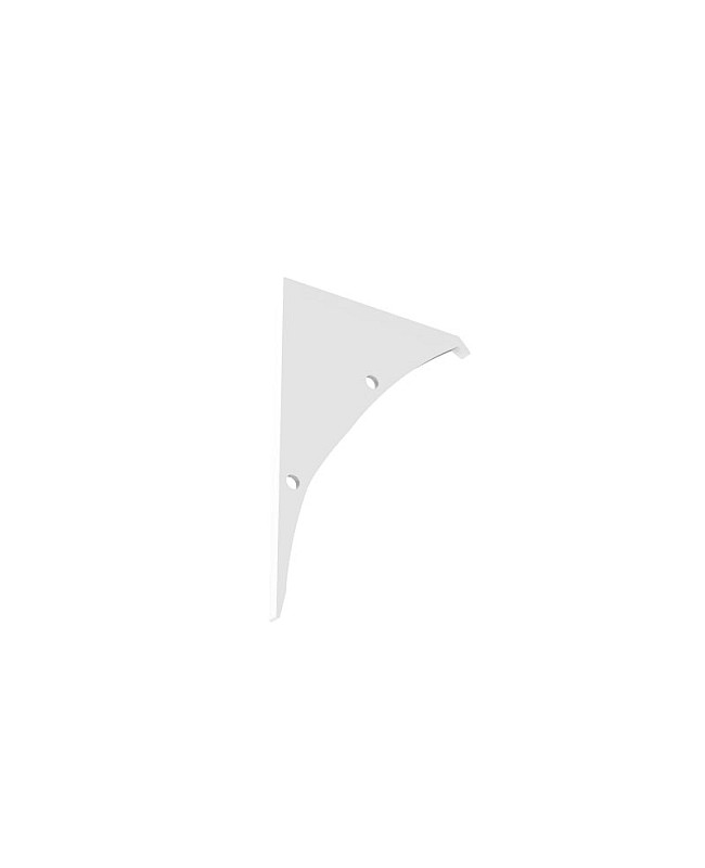 End caps for plaster ceiling aluminum LED profiles