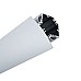Upward and downward LED strip lighting profiles