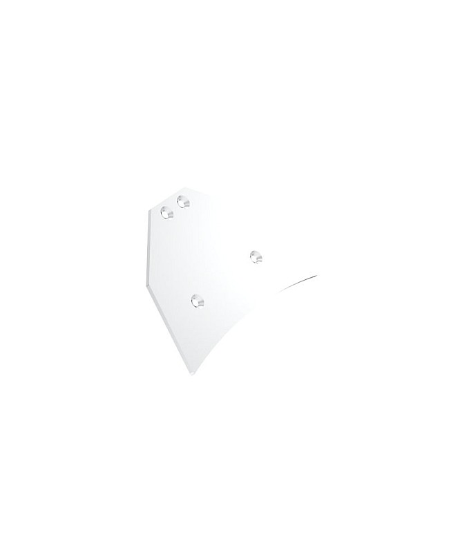 End caps for dual direction cornice LED lighting channels
