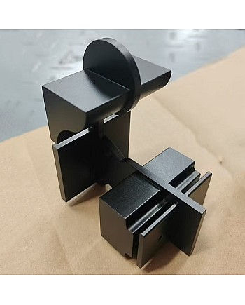 Black handrail channel joiners