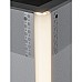 The lighting effects of the outside corner mud-in LED channels.