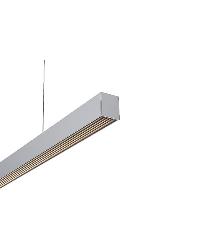 The pendant led strip aluminum channels come with anti-glare diffusers