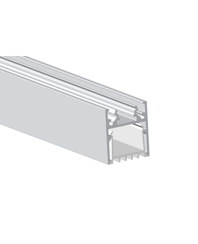 Suspended led strip aluminum channels for pendant lighting
