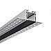 90 degree connectors for mud-in recessed aluminum profiles