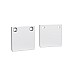 End caps for drywall wall washer channel s