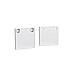 End caps for perimeter room lighting channels