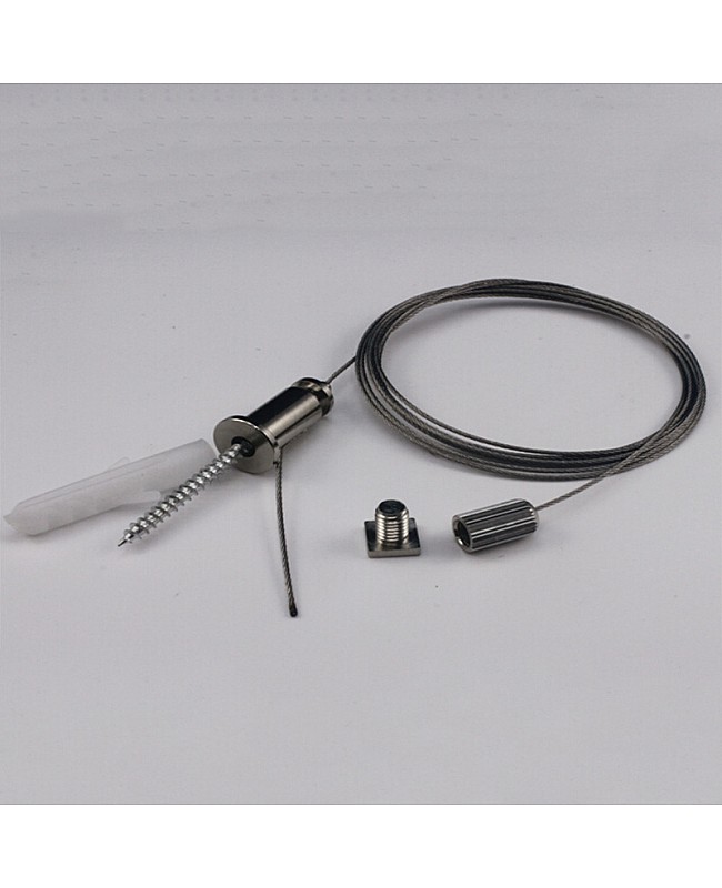The suspension wire kits are included for easy installation.