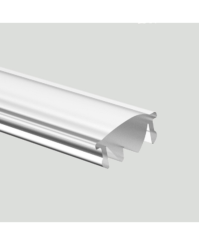 Asymmetric lens for under-counter lights