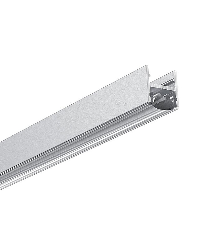The surface-mounted under-counter light channels are available with three types of lenses