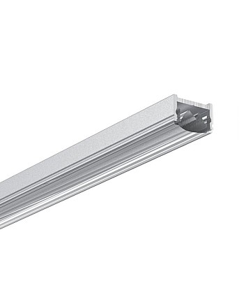 The surface mount LED strip diffuser channels have three types of lenses available.