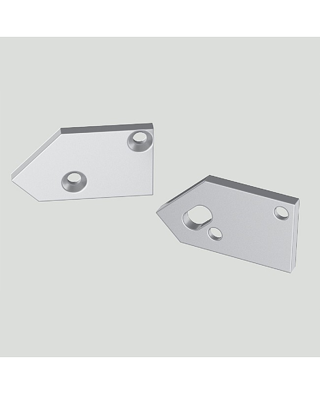 End caps for small size aluminum LED channels.