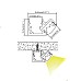 The dimension of Cabinet LED channels and lighting direction.