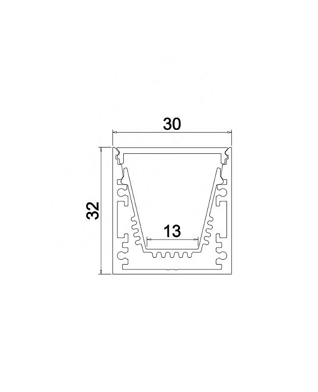 LED Light Channel Size