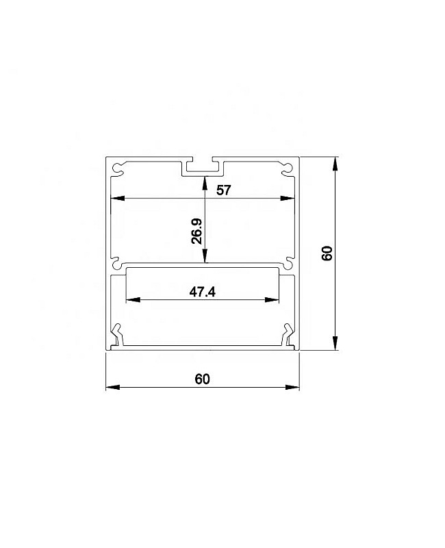 LED Aluminium Profile Size