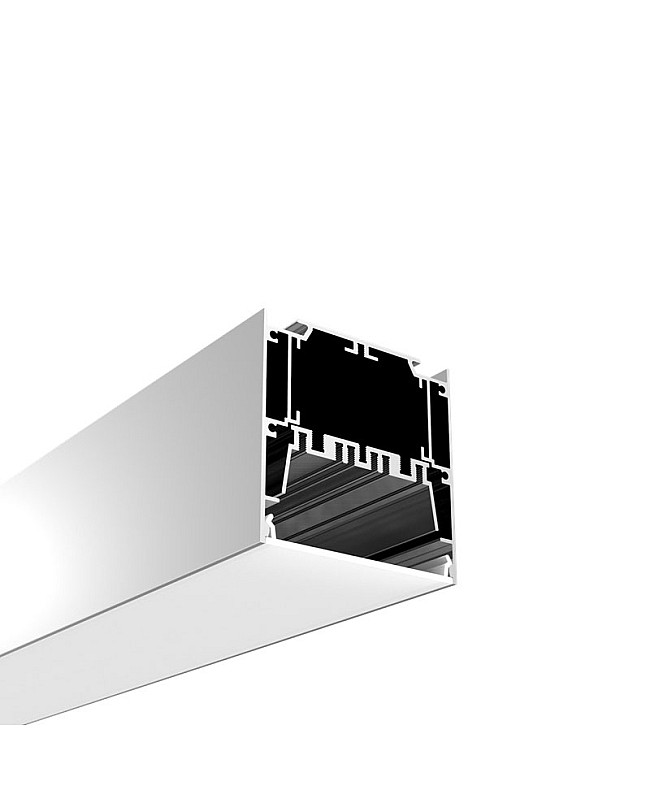 75mm aluminum channel and frosted led strip diffuser