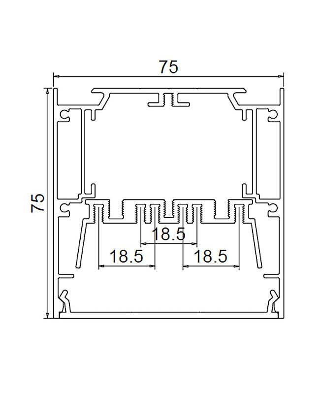 frosted led strip diffuser aluminium