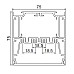 frosted led strip diffuser aluminium