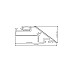 The dimension of drywall surface LED channels for indirect lighting