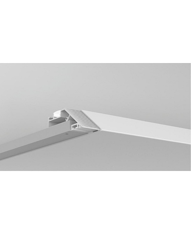 Surface install LED strip channel for valance lighitng