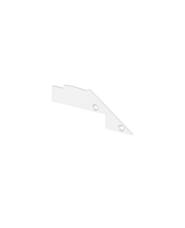 Valance light LED profile end caps