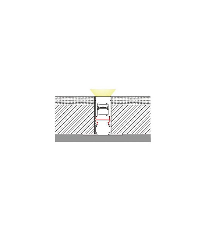 recessed paving light channels