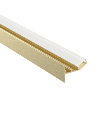 Golden Tray Ceiling LED Channels For Cove Lighting