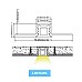 LB213-RC flexible drywall LED channels dimension and lighting direction