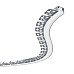 Installed curved recessed LED strip extrusion for drywall