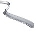 The dimension of recessed curved LED channel for ceiling edge lighting design