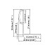 The dimension of recessed curved LED channel for ceiling edge lighting design