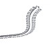 Curved LED strip channels