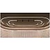 Curved LED profile for ceiling lighting