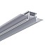 End caps for recessed cover LED channel