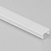 Plastic diffused cover for ceiling recessed LED channel