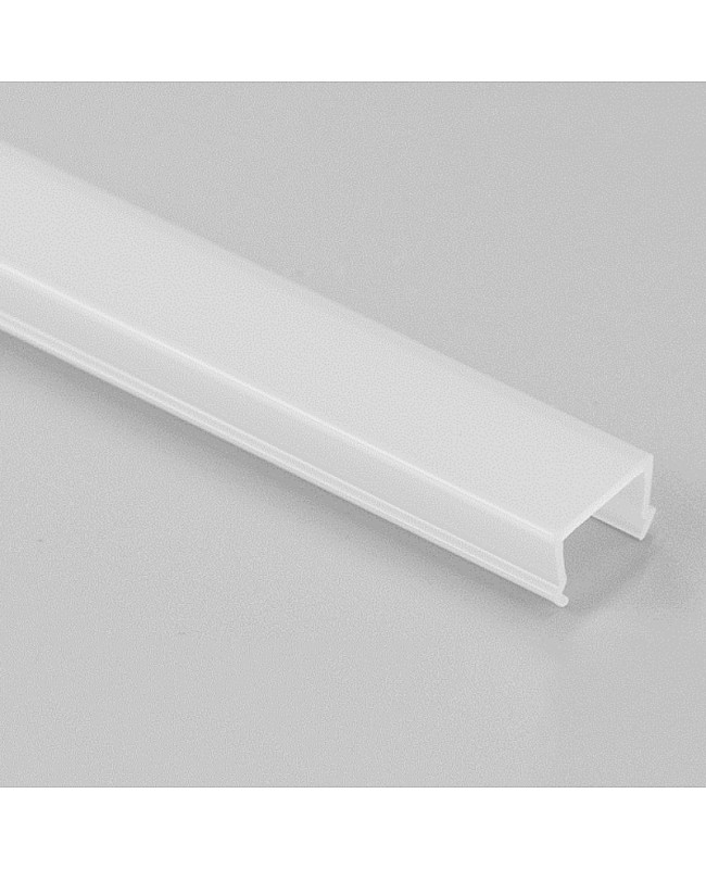 PC diffusers for veneer recessed LED channels